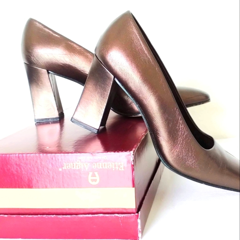 Vintage Leather Shoes by Etienne Aigner